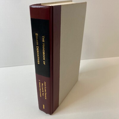 The Handbook Of Equity Derivatives 1995 1st Ed. Vintage 1/4 Bound Leather HB-image