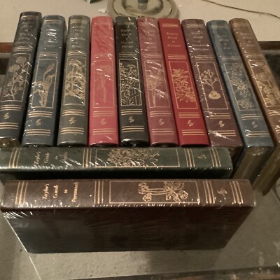 Easton Press TAYLOR'S GUIDE TO GARDENING complete 12 vols All But 1 New Sealed-image