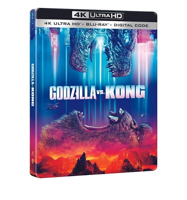 Godzilla vs Kong (Steelbook) (4K Ultra HD + Blu-ray + Digital)-image