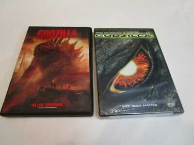 GODZILLA (1998, NEW) GODZILLA (2014, VG, No scratches) Region 1  USA, Widescreen-image