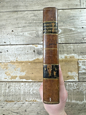 1836 Antique Leather Health Book 