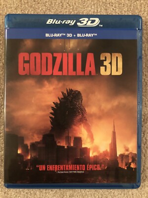 Godzilla 3D+Blu-ray + DVD Spanish Artwork, 2014-image