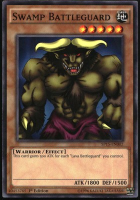 Yu-Gi-Oh! - Star Pack ARC-V Swamp Battleguard 2015 SP15-EN002 1st Edition-image