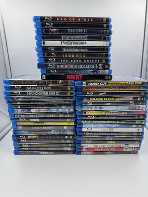 Blu Ray Movie Lot Of 45  Transformers Godzilla Hobbit Comedy Action Adventure-image
