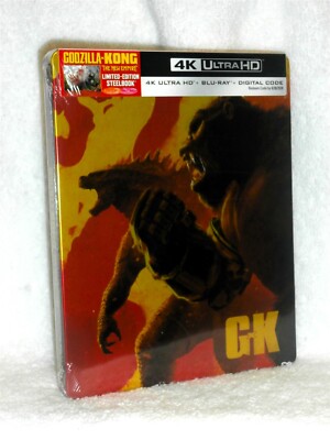 Godzilla x Kong: The New Empire (4K/Blu-ray, 2-Disc, 2024, STEELBOOK) NEW action-image