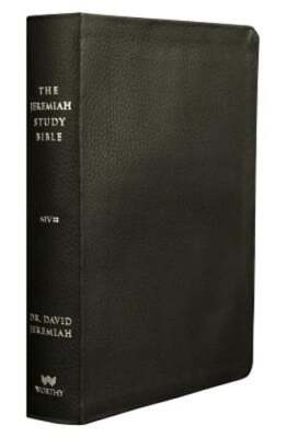 The Jeremiah Study Bible, Niv: (Black W/ Burnished Edges) Leatherluxe(r) with-image