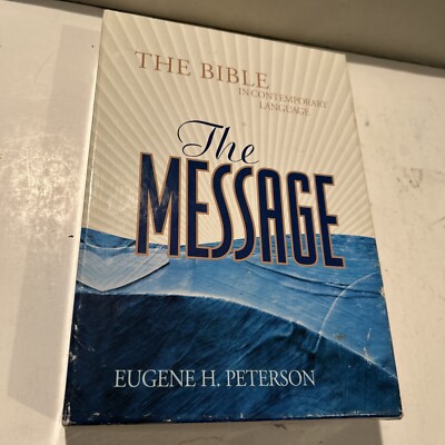 The Message-The Bible in Contemporary Language Eugene Peterson Genuine Leather-image