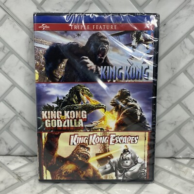 Universal King Kong, King Kong vs Godzilla, King Kong Escapes 3-in-1 Movies NEW-image
