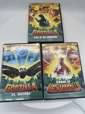 Terror of Mechagodzilla + Godzilla Vs. Mothra 3 DVD lot! Kaiju Monster Movies-image