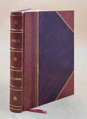 Poems Of Adam Lindsay Gordon 1921 By Gordon, Adam Lindsay - [Leather Bound]-image