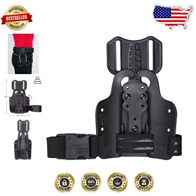 Lightweight Tactical Drop Flex Adapter with Adjustable Thigh Shroud - 100% USA-image