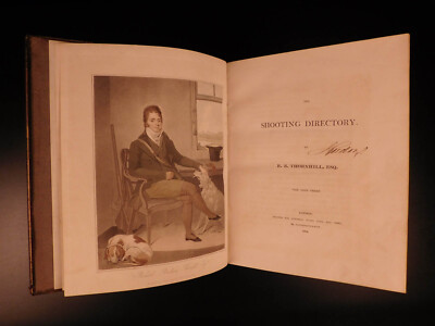 1804 1st print Thornhill Shooting Directory HUNTING Color Illustrated Sport Guns-image