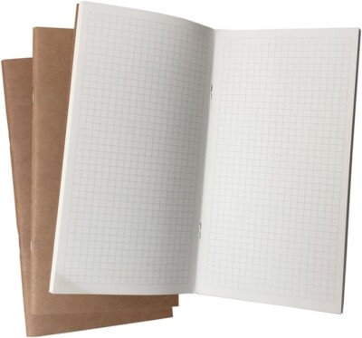 Travelers' Notebook Refills Insert Set of 3Grid Standard-image