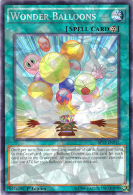 1x Wonder Balloons - SP15-EN042 - Shatterfoil - 1st Edition SP15 - Star Pack ARC-image