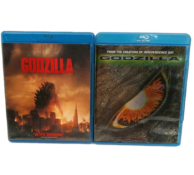 Godzilla (Blu-ray) 2014 By Aaron Taylor-Johnson Cranston - And 1998 Braderock-image
