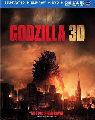 Godzilla 3D Blu-ray W/Lenticular Slipcover Blu-Ray 3D + DVD + Blu-Ray (3 Discs)-image