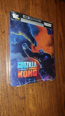 Godzilla VS. Kong 4K Steelbook/Best Buy ! OOP READ DESCRIPTION-image