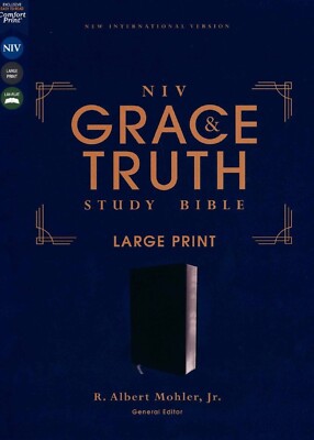 NIV the Grace & Truth Study Bible Large Print Bonded BRAND NEW in Shrink Wrap!!!-image