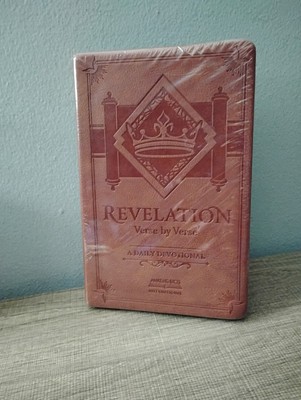 Revelation Verse By Verse Daily Devotional Brown Leather Bound NEW Amazing Facts-image