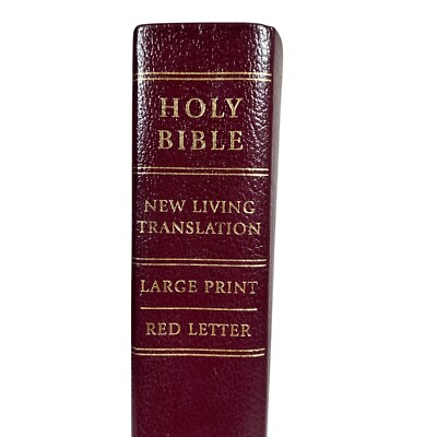 Holy Bible New Living Translation Large Print Edition in Red Letter Tyndale-image
