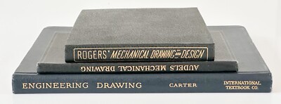 Engineering Drawing Practice and Theory by Isaac Newton Carter 1939 1st Edition-image