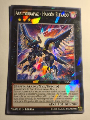 Raidraptor - Rise Falcon (V.2 - Shatterfoil●YUGIOH●SP15●SPANISH●1st ED●NM #07314-image
