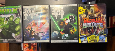 T5 DVDS he Hulk + STAR WARS 4 & 6 + GODZILLLA vs BIOLLANTE VERY GOOD FREE SAHIPP-image