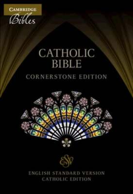 Esv-Ce Catholic Bible, Cornerstone Edition, Black Imitation Leather, Esc662: T-image