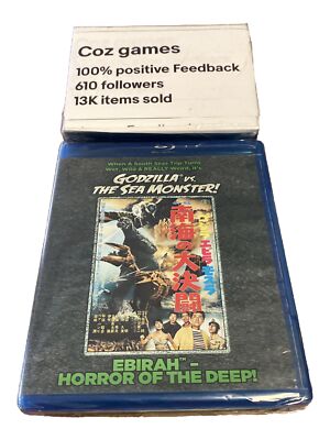 Godzilla Vs. The Sea Monster Ebirah Horror Of The Deep Blu-Ray Region A SEALED-image