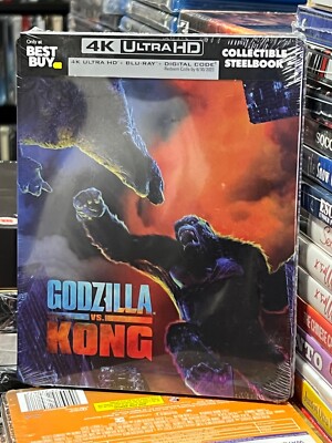 Godzilla Vs Kong (4K Ultra HD/Blu-ray Disc)  Best Buy Limited Edition STEELBOOK-image