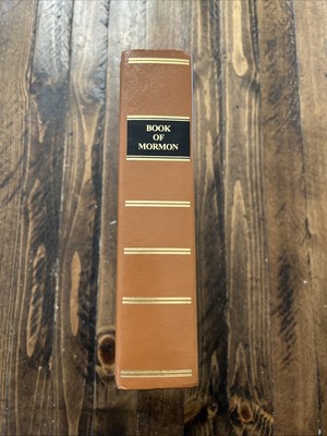 1830 Book of Mormon Faux Leather Heritage Exact Replica Reproduction Facsimile-image