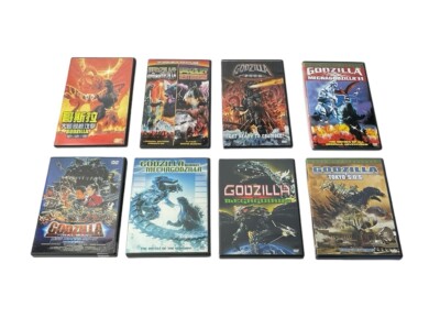 Lot of 8 Godzilla DVD Movies 2000-2005 Era-image