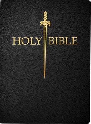 KJV Sword Bible, Large Print, Black Bonded Leather, Thumb Index: (Red Letter, 16-image