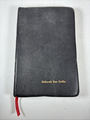 Holy Bible RSV Reference Concordance Thomas Nelson Moroccan Leather 1959-image