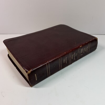 KIRKBRIDE 1983 NIV Thompson Chain Reference Bible Leather Red Letter-image