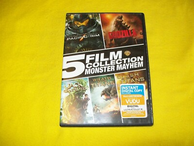 CLASH OF THE TITANS WRATH TITANS PACIFIC RIM GODZILLA JACK THE GIANT SLAYER DVD-image