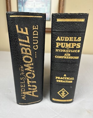 Audels New Automobile Guide 1947 Audels Pumps Hydraulics 1943 Manuals Diagrams-image