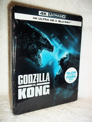 Godzilla Vs Kong (4K/Blu-ray, 2024 STEELBOOK) monster action Alexander Skarsgård-image