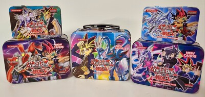 5 x Yu-Gi-Oh Arc-V Collectable Trading Card Tins Konami | No Cards Included! |-image