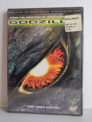 Godzilla (DVD, 1998)- Deluxe Widescreen Presentation and Animated Menus Sealed-image
