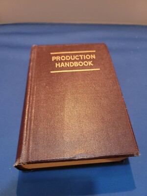 Production Handbook L.P.Alford - J. R. Bangs Ronald 1944 Great Condition-image