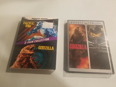  2 Feature - Godzilla / Pacific Rim (DVD, 2017) New-image