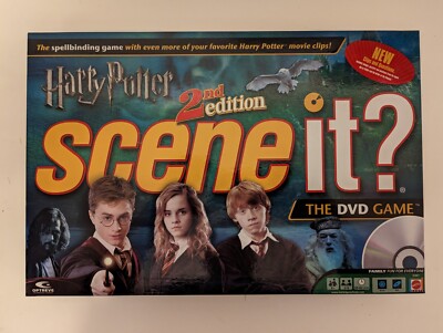 HARRY POTTER Scene it? 2nd Edition The DVD Game EUC 100% COMPLETE!-image