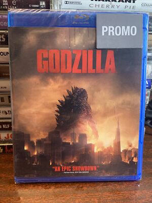 Godzilla (Blu-ray, 2014) Bryan Cranston, Ken Watanbe - New & Sealed, PROMO-image