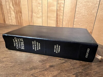 Oxford Annotated Bible RSV NOAB Revised Standard Version Genuine Leather-image