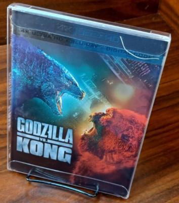 Godzilla vs. Kong (4K+Blu-ray) Slipcover w/PROTECTIVE SLEEVE-NEW-Free Shipping!-image