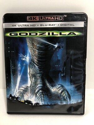 Godzilla 4K UHD + Blu-ray + Digital 1998 Matthew Broderick Kaiju Special Feature-image