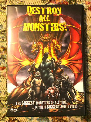 Destroy All Monsters (1968) Rare Import DVD Kaiju Monster Soho Japanese Horror-image