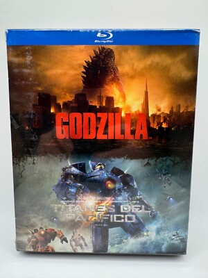 Godzilla + Pacific Rim Boxset - Blu-ray -NEW IN PLASTIC SPANISH VERSION!-image