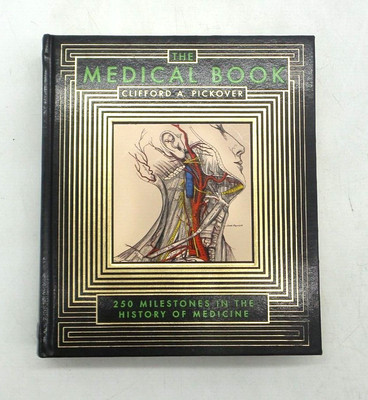 The Medical Book by Clifford A. Pickover - Leather-Bound Hardcover Book - VG-image